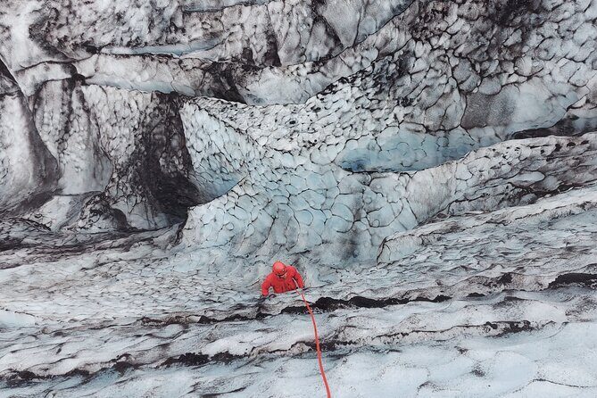 Small-Group Ice Climbing and Glacier Hiking in Solheimajokull - Ice climbing gear included: harness, helmet, crampons, iceaxe
