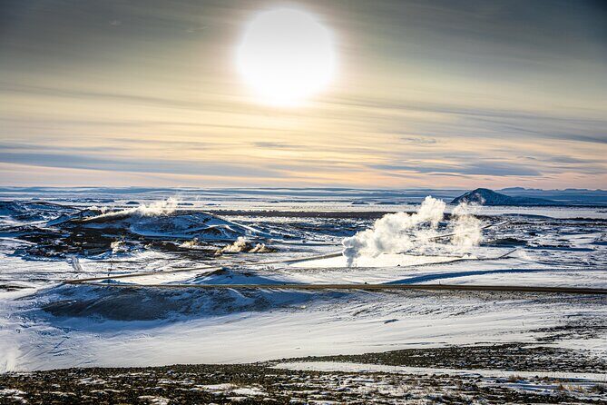 Small-Group Lake Mývatn Tour from Akureyri - Stop 5: Námaskarð Boiling Mud, Steam, and the 24/7 Feeling