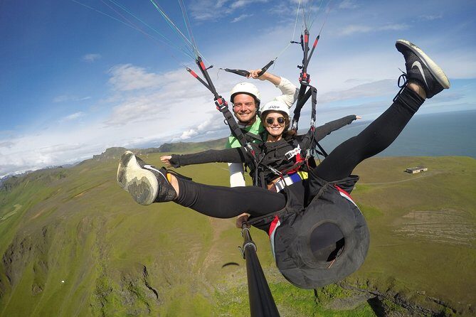 Tandem Paragliding Flights from Vik - Meeting point and the mountain start: True Adventure Iceland in Vík