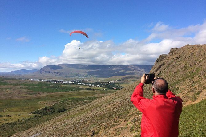 Tandem Paragliding over the Rugged Lava Fields at Blue Mountains - Stop 1: what Reykjanesfólkvangur gives you from above