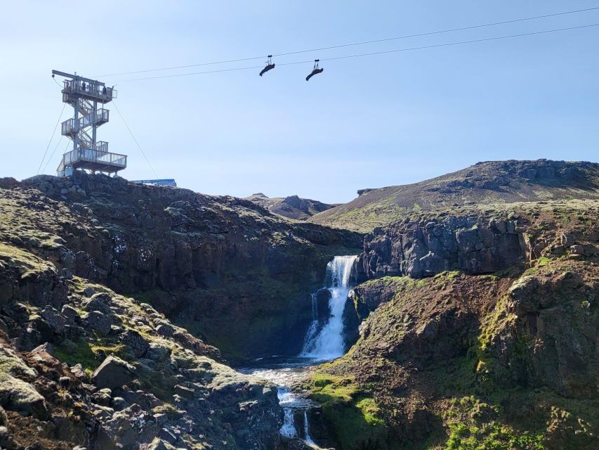 The Falcon : Superman ride with Mega Zipline Iceland - Getting kitted for Iceland weather and speed