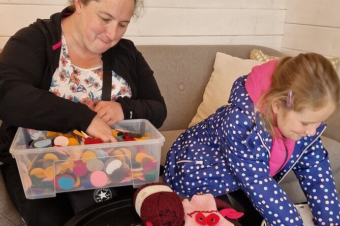 The Wool Monster Workshop - make your own souvenir! - Meeting at Lambhagi 17 and how the day flows