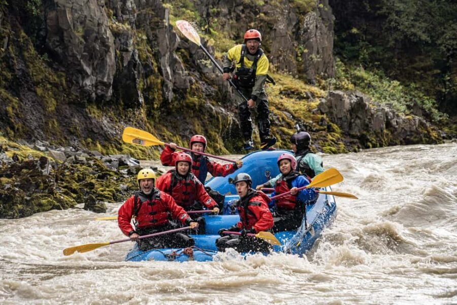 Varmahlíð: East Glacial River Whitewater Rafting - Guides, safety kayakers, and what confidence feels like
