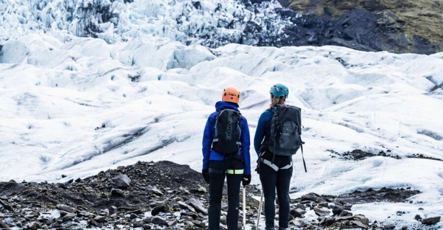 Vatnajökull: Short Glacier Encounter Walk with 4x4 Transfer - On the Ice: Crampons, Helmet, and the Falljökull Icefall Walk