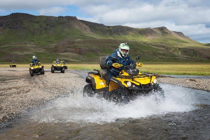 Volcanic Springs ATV adventure from Reykjavik - Guides and safety: how the coaching works in real life